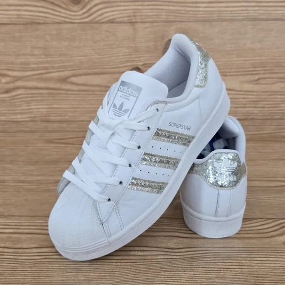 adidas gazelle silver green womens Adidas Kids Pre-School Originals Superstar Shoes in Black/White, Size 11